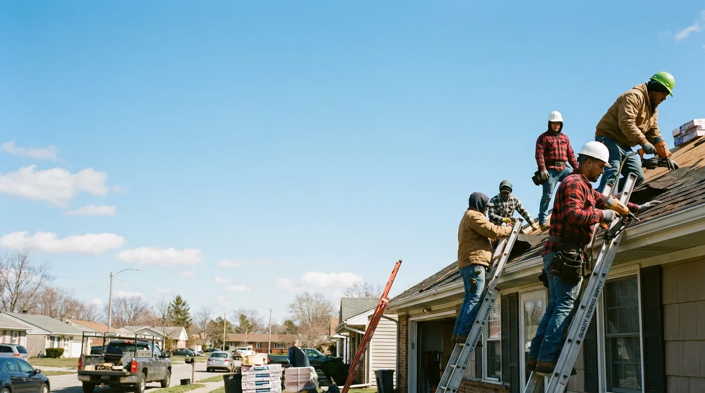 Roofing in Merom, IN near me